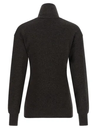 Christophe Lemaire Pure Merino Wool Cardigan - Charcoal