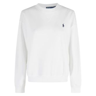 Polo Ralph Lauren Sweatshirt met ronde hals - Dames - Sweatshirts - Wit - XS - Hoodies & sweatvesten