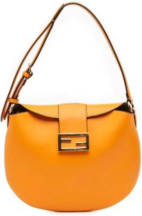 Fendi Pre-owned Shoulder Bags, female, Orange, Size: ONE SIZE Pre-owned Vintage Shoulder Bag