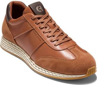 Cole Haan GrandPro LP Skyweave Sneaker in British Tan /Dark Chocolate at Nordstrom, Size 10.5