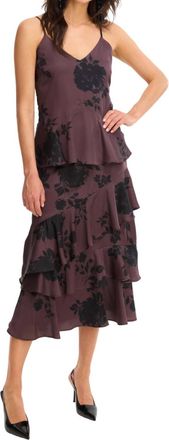 Allison New York Crawford Skirt In Brown Floral
