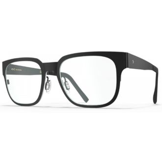 Blackfin Bf1052 Nantucket Rectangular Matte Black Frame Eyeglasses with Thin Temples