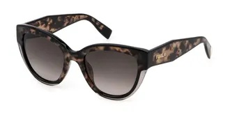 Furla SFU779V 07UX Womens Sunglasses Brown Size 53