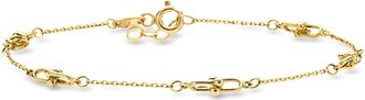 RS Pure by Ross-Simons 10kt Yellow Gold Jax-Link Bracelet