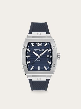 Ferragamo Men F80 Tonneau 3H Watch Blue