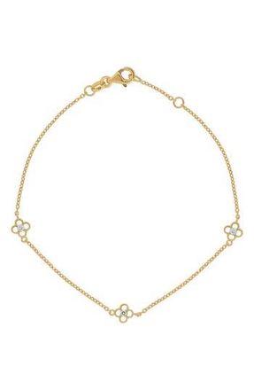 Bony Levy Mykonos Diamond Station Bracelet in 18Ky at Nordstrom Rack, Size 7