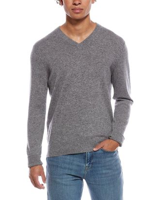 Quinn Solid Cashmere V-Neck Sweater