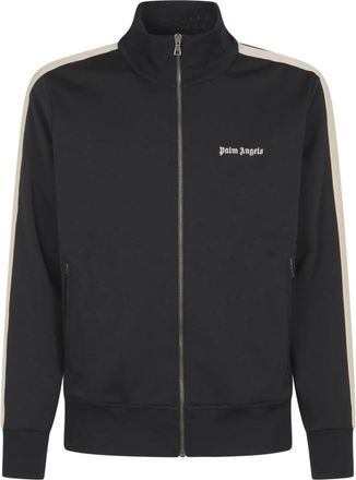 Palm Angels Zip-throughs, male, Black, Size: XL Classic Logo Track Jacket