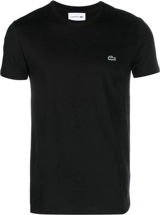 Lacoste Casual Katoenen T-Shirt - Heren - T-shirts - Zwart - S - Katoen - Tops