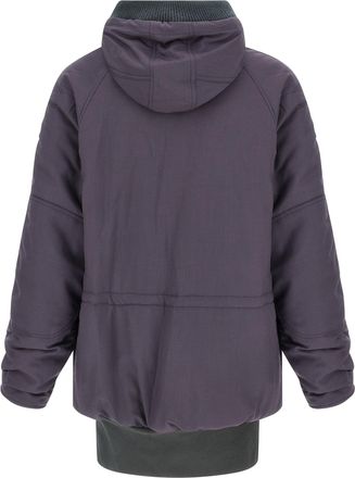 Magliano Mens Purple Virgin Wool Parka Clothing