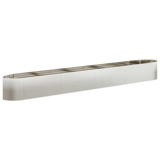 vidaXL Cama De Jard&iacute;n Elevada Acero Inoxidable 380 X 40 X 40 Cm Acero Vidaxl