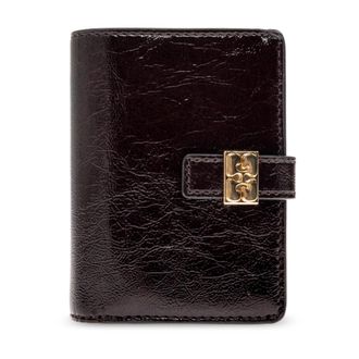 Ganni Accessoires, Dames, Bruin, ONE Size, Polyester, Eco Leren Portemonnee