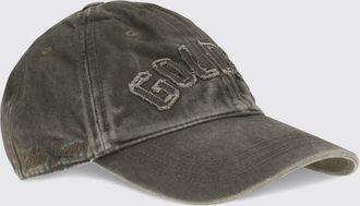 Golden Goose Cappello da baseball in denim stone wash con logo tono su tono