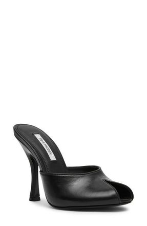 Steve Madden Jules Sandal in Black Leather at Nordstrom, Size 8.5