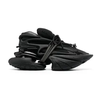 Balmain Unicorn Low-Top Trainers - male - Balmain - Sneakers - Black - 6 UK - Shoes