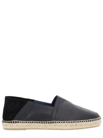 Castaner Slip-On Bovine Leather Jute Espadrilles