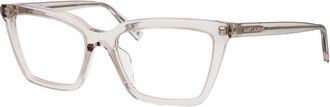 Saint Laurent Optisch Montuur - Dames - Brillen - Beige - 53 MM - Accessoires