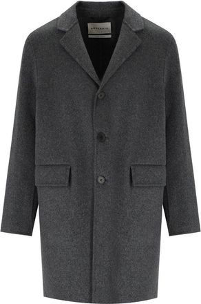 Amaranto CAPPOTTO MONOPETTO GRIGIO AMAR&Aacute;NTO