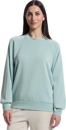 Prana Shea Crewneck Womens Sweatshirt Saltwater : LG (Womens 12-14), Modal/Polyester/Spandex