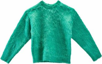 Sunnei Hairy Knit Round Neck Sweater