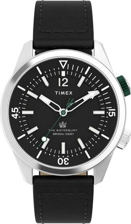 Timex Waterbury Traditional Mens Black Watch TWH6Z3810 Leather - One Size