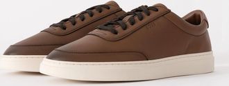 HUGO BOSS Mens BOSS Orange Kieran Tennis Trainers - Medium Brown 210 - Size: 11