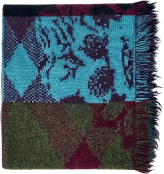 Dries Van Noten Mati Wol Sjaal - unisex - Accessoires - Veelkleurig - Maat: ONE Size Wol