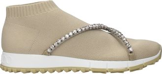Jimmy Choo London Slip On Torri Donna Tessuto Beige/Sabbia