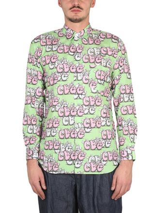 Comme Des Gar&ccedil;ons KAWS Collaborative Print Shirt - Multicolor