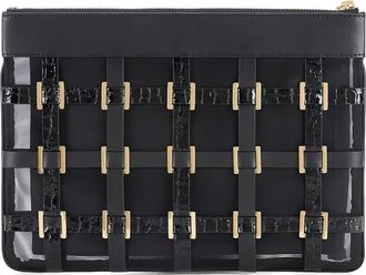 Elisabetta Franchi Studs Clutch Bag