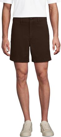Lands End Knockabout 7 Comfort Waist Classic Fit Chino Short in Rich Coffee at Nordstrom, Size 40 X 7