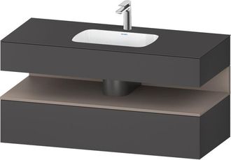 Duravit Qatego Lavabo Encastrado Con Base De Lavabo Consola, - Duravit