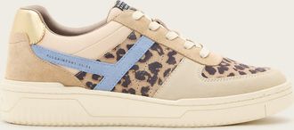 AllSaints Cow Leather Vix Low Top Round Toe Suede Trainers, Size: UK 4/ US 7/ EU 37