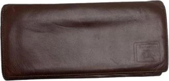 Burberry Pre-owned Leren Portemonnee - Dames - Vintage Accessoires - Bruin - ONE Size - Leer - Vintage
