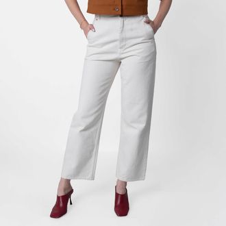 Bally Bone Bleached Denim Jeans, Waist Size 28