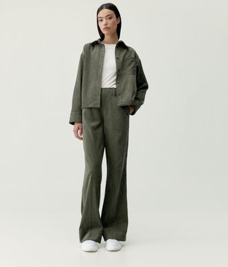 Born Pants Zinnia Kaki Leaft