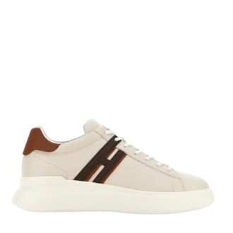 Hogan H580 Allacciato H Slash Sneakers - Heren - Sneakers - Beige - 41 EU - Schoenen