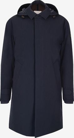 Moncler Halblanger Parka aus Nylon mit Kapuze Larezila