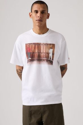 Levi's Band Tee - Men - 2XL - White / White+