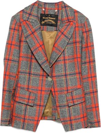 Vivienne Westwood 2016-2017 geruit jack - Grijs