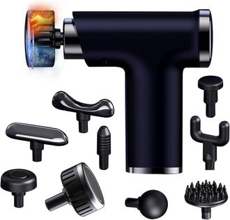 OEM Pistola De Masaje Con Terapia De Fr&iacute;o Y Calor, Con Amplitud De 13 Mm, Bater&iacute;a De 4000 Mah, Masajeador Muscular El&eacute;ctrico, Ultra Silencioso Para Alivia