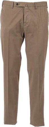 PT01 Slim-fit Broeken - Heren - Slim Fit Broeken - Bruin - L - Broeken