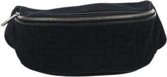 Fendi Pre-owned Vintage Sling Bag - Heren - Vintage Heuptassen - Zwart - ONE Size - Vintage