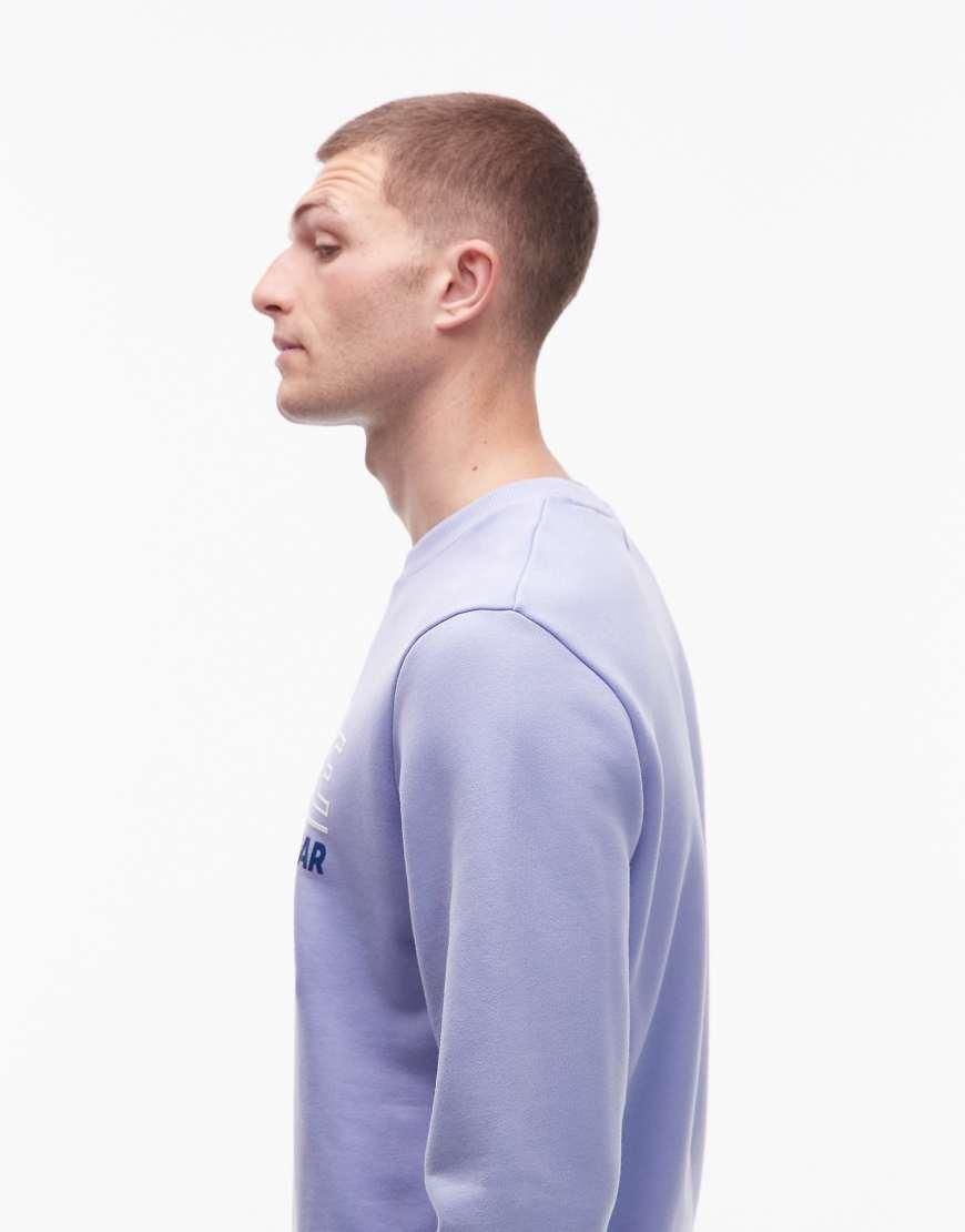 Lacoste Sweatshirt in Flieder mit Grafik-Blau ab 160,00 € auf