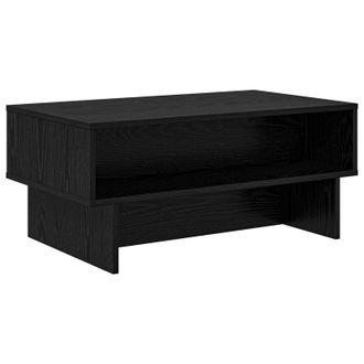 vidaXL Mesa De Caf&eacute; Roble Negro 80 X 46 X 35 Cm Madera De Ingenier&iacute;a Vidaxl