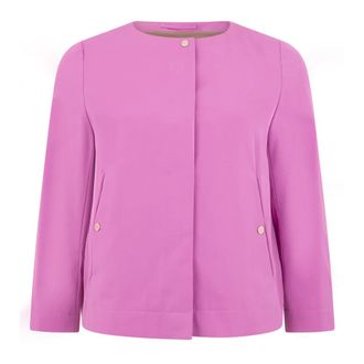 Herno Light Jackets, female, Pink, Size: XL Modern Cut Blazer