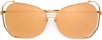 Linda Farrow 399 sunglasses - Effetto metallizzato