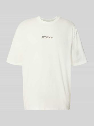 Pegador Oversized T-Shirt aus Baumwolle Modell Stavoren in Offwhite, Gr&ouml;&szlig;e XXL