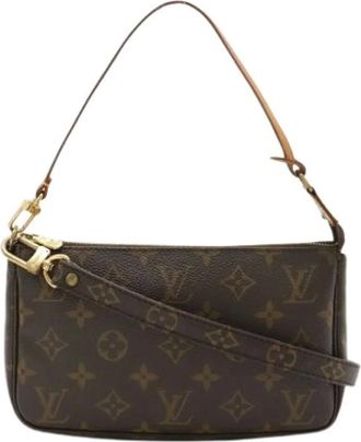 Louis Vuitton Pre-owned Cross Body Bags, female, Brown, Size: ONE SIZE Pre-owned Vintage Monogram Pochette