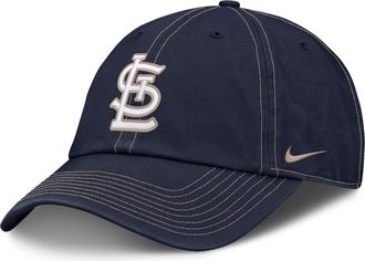 Nike St. Louis Cardinals Club Nike Mens MLB Adjustable Hat in Blue | NB0141SSCN-L9H